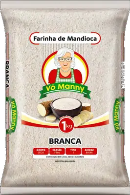 Embalagem de Farinha Branca da marca Vó Manny